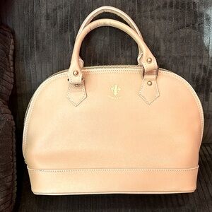 Borse In Pelle Artigianali blush color tote